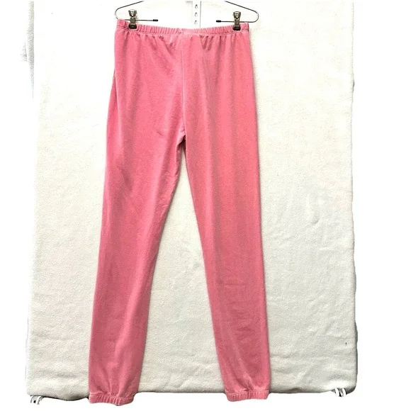 Wildfox Del Sol Knox S Small Sweat Pants in Pink Bubble Gum Joggers - Picture 9 of 10